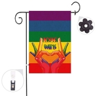 arco-íris feito sob encomenda Pride Garden Banner alegre das bandeiras de praia da transferência térmica do poliéster 100D fornecedor