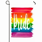 arco-íris feito sob encomenda Pride Garden Banner alegre das bandeiras de praia da transferência térmica do poliéster 100D fornecedor