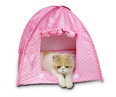 Poliéster colorido de pouco peso Cat Tent Cute Pet Supplies impermeável 43x43x41cm fornecedor