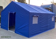 Abrigo provisório 3X4M da barraca exterior de aço azul do evento do quadro do tubo de Oxford da barraca da ajuda humanitária fornecedor