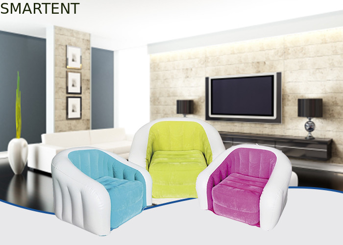 Cadeira inflável colorida de surpresa do sofá que reune PVC exterior inflável 74X74X64Cm da mobília fornecedor