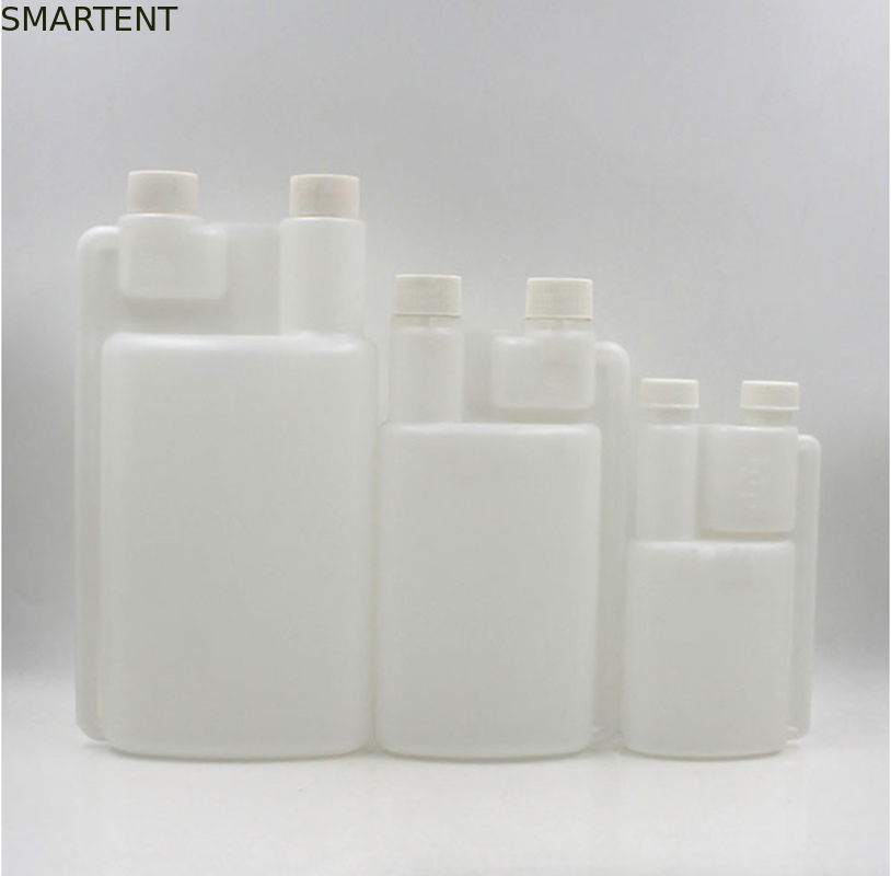Pescoço dobro 1000ml dos tamanhos químicos das garrafas de água três do exercício do HDPE fornecedor