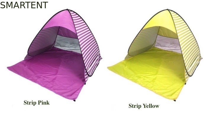 Imprimindo o acampamento exterior as barracas automáticas estalam acima o dossel Sunproof da praia com UV50+ fornecedor