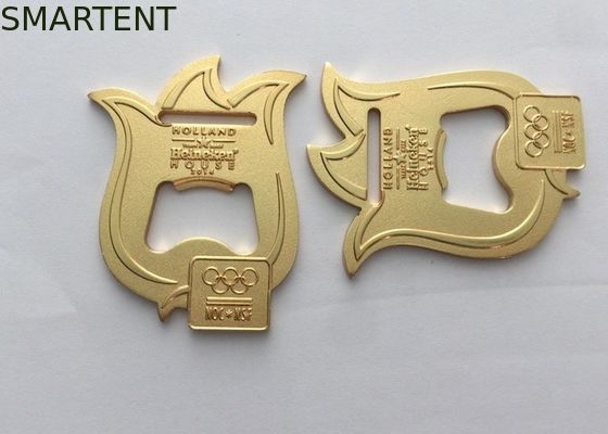 Comprar Cor 2 do ouro de 2.0MM em 1 chapeamento olímpico do esporte do abridor de garrafa da medalha Fabricação em linha