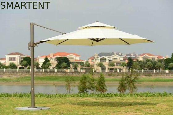 comprar base do granito do guarda-chuva 3.5M Cantilever Parasol Heavy do para-sol da praia do poliéster 250g Fabricação em linha