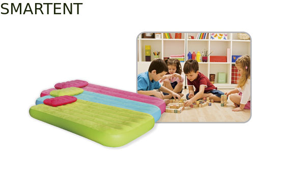 Comprar Acolhedor mobília exterior inflável de acampamento dobro reunida única criança da cama de ar com coxim Fabricação em linha