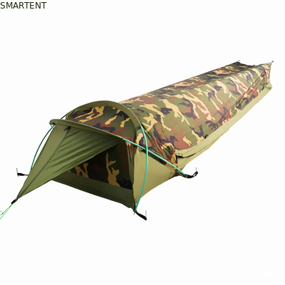 230*60*35CM Tendas de acampamento ao ar livre Tenda de túnel de camuflagem portátil para 1-2 pessoas Impermeável e fácil de transportar fornecedor
