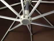 guarda-chuva deslocado redondo do guarda-chuva de 2.5M Beige Double Patio base de gerencio de 360 graus fornecedor