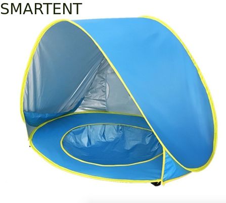 Comprar Tendas de acampamento ao ar livre impermeáveis e resistentes aos raios UV 190T de poliéster revestido de prata Fabricação em linha