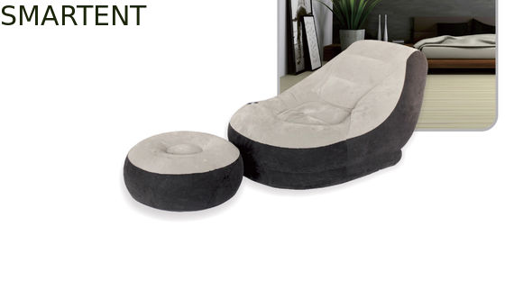 Comprar A transgressão reuniu a única cadeira de acampamento inflável do Pvc reuniu a cadeira inflável Brown surpreendente Fabricação em linha