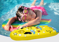 Colchão de flutuação da prancha da natação da praia inflável da cama de ar das crianças amarelas fornecedor
