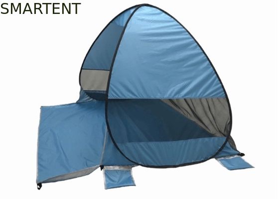 Comprar 200x165x130CM 190T poliéster pop up barraca de praia azul acampamento ao ar livre para-sol Fabricação em linha