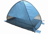 200x165x130CM 190T poliéster pop up barraca de praia azul acampamento ao ar livre para-sol fornecedor