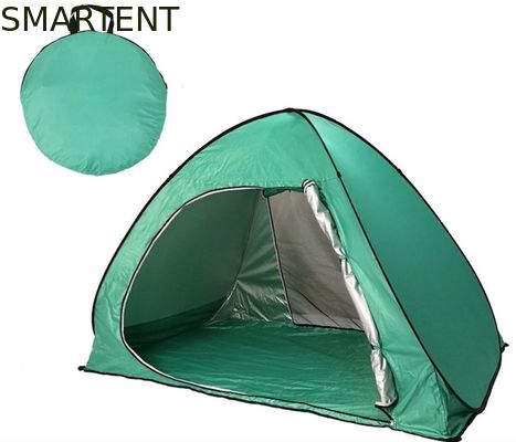 Comprar Custom Quick Open Automatic Pop Up Camping Tents 190T Poliéster revestido de prata Telhado de praia Fabricação em linha