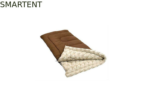 Comprar Envelope retangular de flanela castanha castanha Sacos de dormir de algodão de montanha para uso único Fabricação em linha