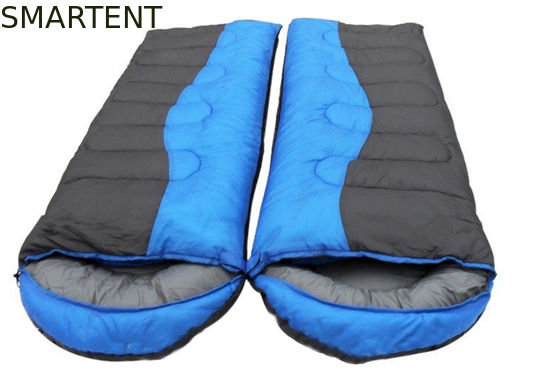 Comprar 215*78CM Dual Color Outdoor Waterproof 190T Poliéster Fibra Hônica Clássica Duas Pessoas em Um Saco de Dormir Fabricação em linha