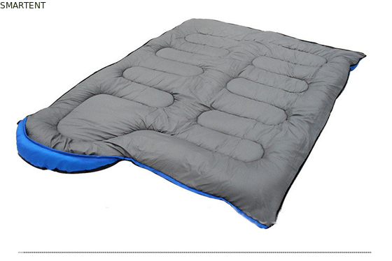 215*78CM Dual Color Outdoor Waterproof 190T Poliéster Fibra Hônica Clássica Duas Pessoas em Um Saco de Dormir fornecedor