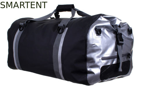 Comprar o curso 90L impermeável ensaca o acampamento preto de prata dos sacos de Duffel do curso Fabricação em linha