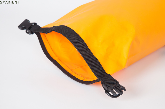 18*40CM Azul Saco Seco de Tela de PVC Selo Camping Praia Rafting Overboard Saco de tubo à prova d'água leve 5L - 30L Com Faixa fornecedor