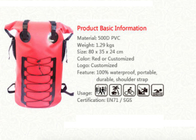 20L saco impermeável do tambor do PVC do curso 500D que Backpacking sacos impermeáveis fornecedor