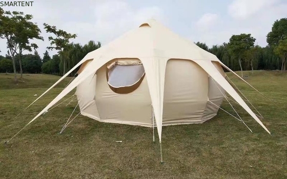 dossel de acampamento exterior de Glamping do algodão de 285G  Tent Waterproof PU3000MM fornecedor