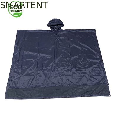 Comprar Acessórios amigáveis azuis de Eco de” da capa de chuva reusável unisex feita sob encomenda RPET 50*80 exteriores Fabricação em linha