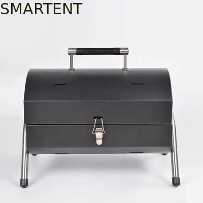 Comprar Grade de dobramento portátil fresca do carvão vegetal do cilindro do assado do cilindro de óleo para o acampamento exterior Fabricação em linha