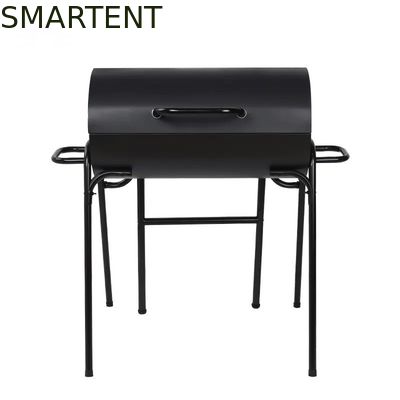 Comprar Os acessórios de acampamento personalizados enegrecem a grade dobro 89,5 x 85,5 X 72CM do carvão vegetal do assado Fabricação em linha