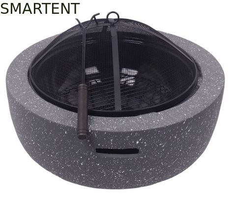 Comprar Da grade de aço de pedra do assado do projeto 59.5*34.5cm do MGO poço portátil de acampamento fresco do fogo Fabricação em linha