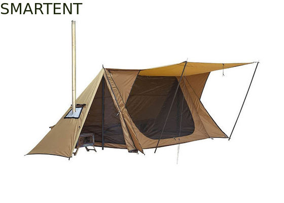 Comprar 500*220*160cm Tenda de acampamento ao ar livre Ultra Light Waterproof Polyester Four Seasons Shelter Fabricação em linha