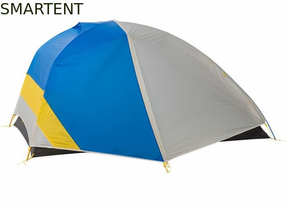 Comprar Tendas de acampamento ao ar livre Dupla camada 2 pessoa Quatro Temporada Tenda de trekking à prova d'água com tecido de poliéster revestido de PU durável 70D Ripstop Fabricação em linha