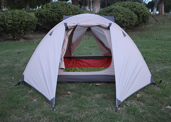 210*140*115CM 2 pessoas impermeável PU revestido tenda de trekking para entusiastas do ar livre fornecedor