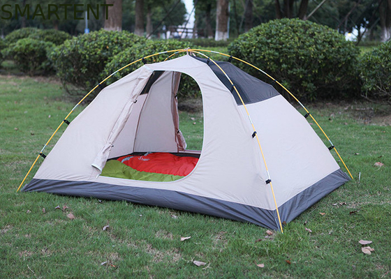 210*140*115CM 2 pessoas impermeável PU revestido tenda de trekking para entusiastas do ar livre fornecedor