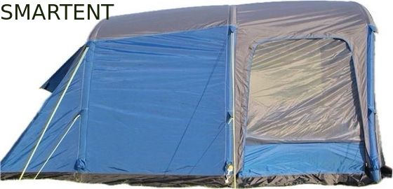 comprar Tendas de acampamento infláveis de poliéster com revestimento de PU à prova d'água de 190T de alta capacidade 400*300*210CM Fabricação em linha
