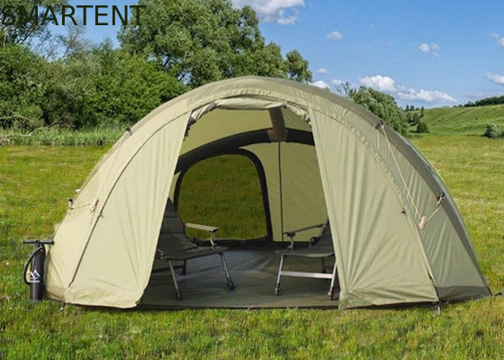 2 pessoas abrigo de pesca impermeável 210D Oxford inflável tendas de acampamento 320 * 250 * 160CM fornecedor