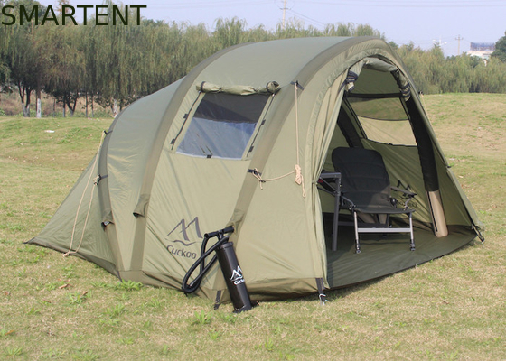 2 pessoas abrigo de pesca impermeável 210D Oxford inflável tendas de acampamento 320 * 250 * 160CM fornecedor
