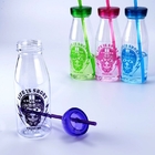 Garrafas de água plásticas relativas à promoção 450ML do exercício da garrafa da bebida da forma com Straw Milk Flask fornecedor