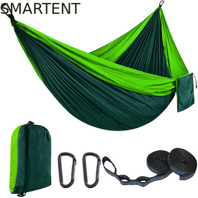 Comprar 280*140cm Leve Dual Color 210T Nylon Ripstop Outdoor Portátil Hammock de Acampamento Fabricação em linha