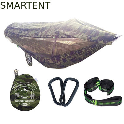 Comprar Camuflagem à prova de mosquitos leve e portátil 70D Ripstop Nylon Camping Hammock 270 * 140CM Fabricação em linha