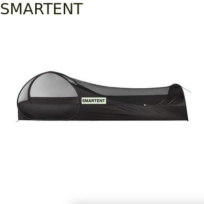 82.6*27.6*19.7 polegadas Negro Fácil Pop Up Camping Tents com piso à prova d'água Fibra de vidro Pole Carry Bag para 1 pessoa fornecedor