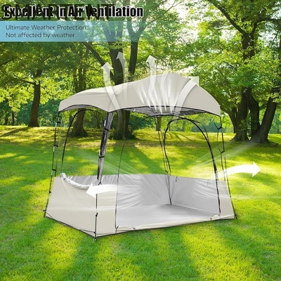 2.41*2.10*1.50M 6-Person Strong Fiberglass Frame Pop Up Sports Tents com Proteção UV e Design à prova d'água fornecedor