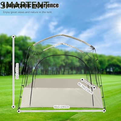 2.41*2.10*1.50M 6-Person Strong Fiberglass Frame Pop Up Sports Tents com Proteção UV e Design à prova d'água fornecedor