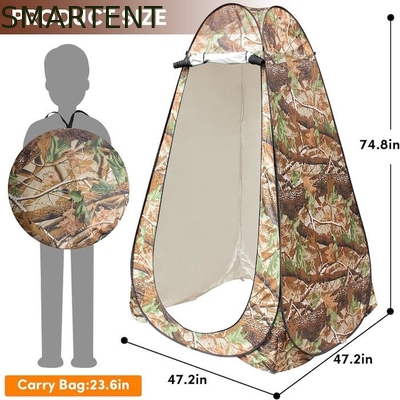 47.2*47.2*74.8 polegadas Camuflagem personalizada 190T Poliéster Pop Up Tendas de privacidade com proteção UV Design à prova d'água fornecedor