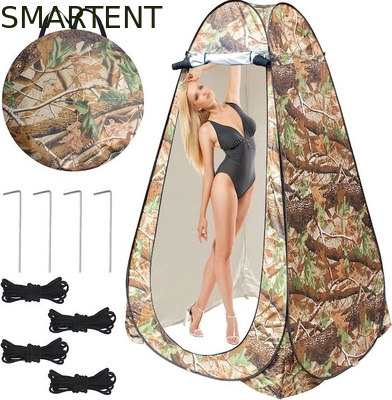 47.2*47.2*74.8 polegadas Camuflagem personalizada 190T Poliéster Pop Up Tendas de privacidade com proteção UV Design à prova d'água fornecedor