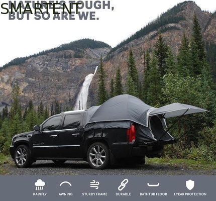 72'Inch Grey Pickup Camping Tent 4-Season 2-Person Fiberglass Pole Waterproof Coated Polyester Com Janela de Malha fornecedor