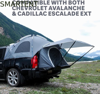 72'Inch Grey Pickup Camping Tent 4-Season 2-Person Fiberglass Pole Waterproof Coated Polyester Com Janela de Malha fornecedor