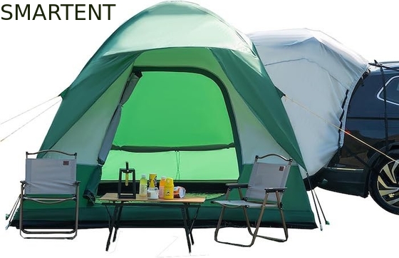 3*3*2.3M 4-6 Pessoas Verde Impermeável PU3000MM Revestido Poliéster de Fibra de Vidro Pão SUV portátil Pickup Camping Tent fornecedor