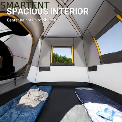 Área exterior 3.05*2.44*2.18M Instalação fácil Khaki poliéster fibra de vidro SUV tenda de acampamento com proteção UV e piso impermeável fornecedor