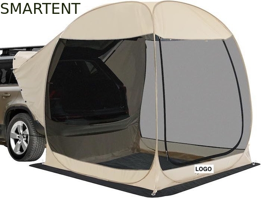 2.13*2.13*2.18M Cor bege Proteção UV Impermeável Revestido de Poliéster Pop Up Veículo Utilitário Esportivo Tenda de acampamento fornecedor
