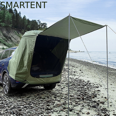 200*120*240CM Exército Verde Impermeável Revestido de Prata Poliéster 210D SUV Camping Tent Easy Setup 2 pessoas Proteção UV fornecedor